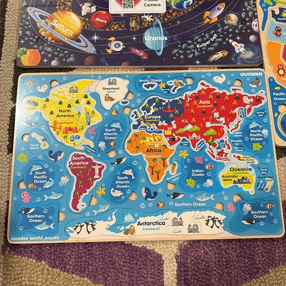 QUOKKA Wooden Puzzles for Kids – Educational Wood Puzzles NEW - Picture 7 of 11